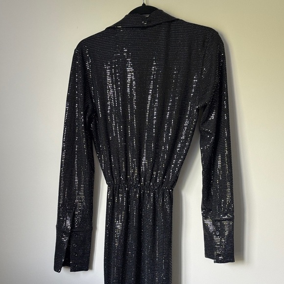 NWT SLA The Label Elegant Black Sequin Dress size XXS - Picture 11 of 12